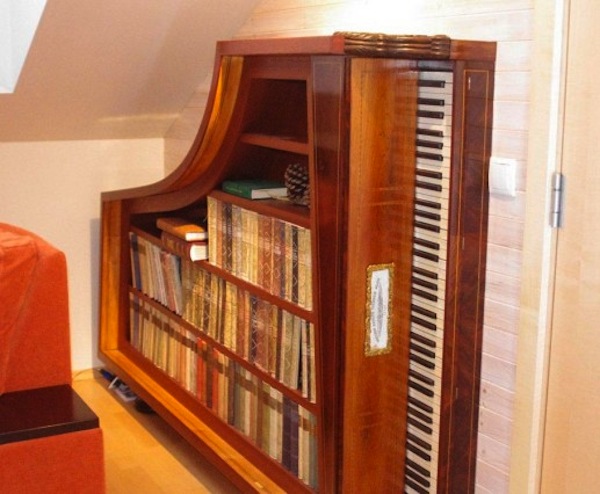 Piano Bookcase